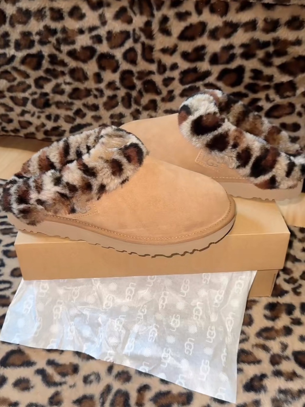 UGG Clugette Genuine Shearling Clog